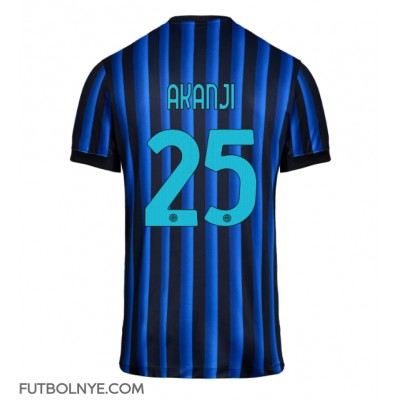 Camiseta Inter Milan Manuel Akanji #25 Primera Equipación 2025-26 manga corta Camiseta Inter Milan Manuel Akanji #25 Primera Equipación 2025-26 manga corta